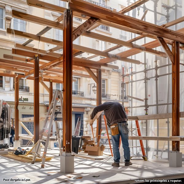 Pose de pergola à Lyon : les principales étapes à respecter