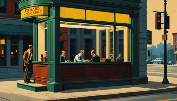 Répliques fidèles de tableaux de Edward Hopper